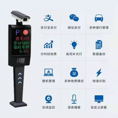 智能停車場管理系統 車牌識別與無人值守收費的融合應用